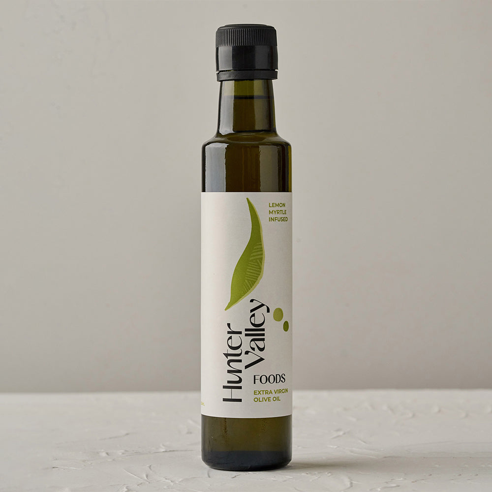 Lemon Myrtle Infused Extra Virgin Olive Oil Hunter Valley Foods